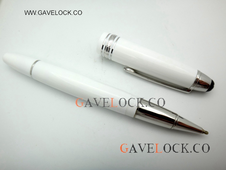 Fake Montblanc Meisterstuck 149 White Resin Rollerball Pen XL